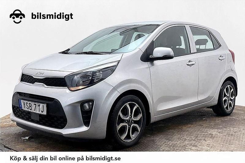 Grå Begagnad 2022 Kia Picanto Advance Halvkombi | 119 900 kr (Marknadspris) - Bild 1/3