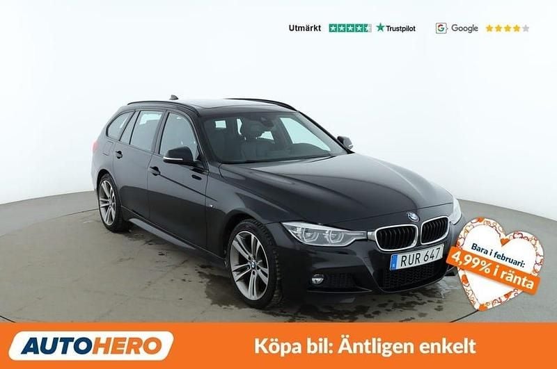 Begagnad BMW 320 M Sport 186 HK (136 kW) 2018 Svart Kombi