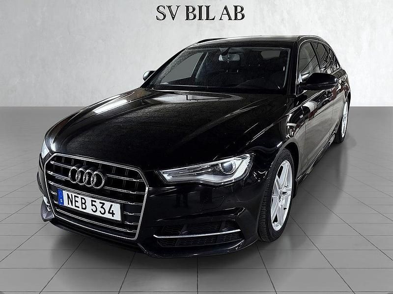 Svart Begagnad 2016 Audi A6 Ambition Kombi | 169 900 kr (Marknadspris) - Bild 1/4