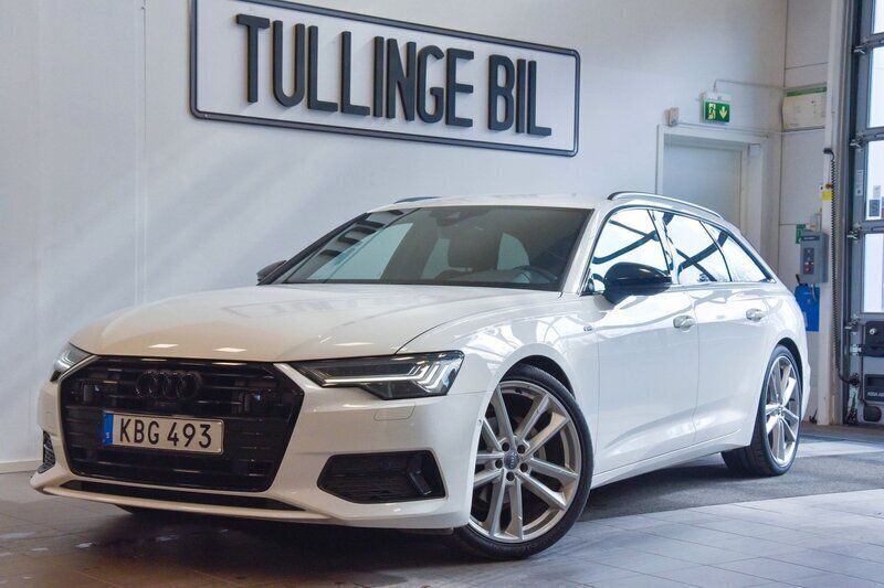 Vit Begagnad 2018 Audi A6 S-Line Kombi | 319 800 kr (Dyr) - Bild 1/4