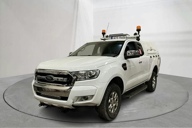 Vit Begagnad 2018 Ford Ranger Pickup | 189 000 kr (Superpris) - Bild 1/4