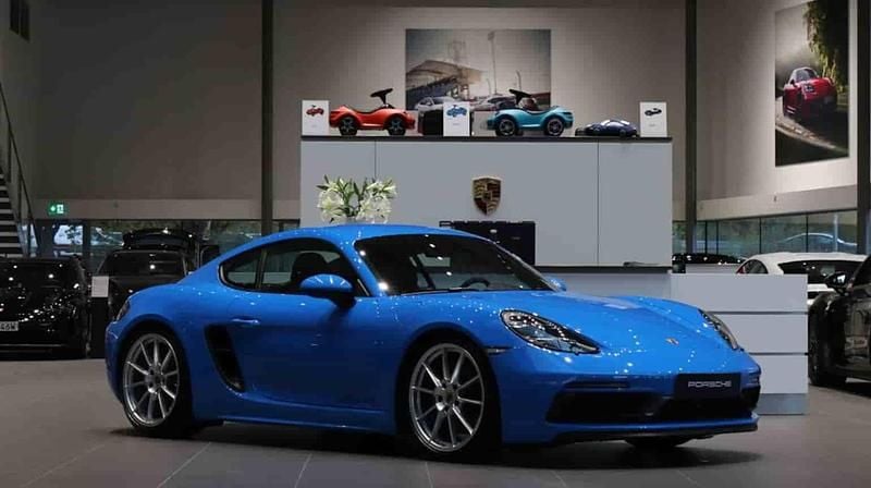 Blå Begagnad 2024 Porsche 718 Cayman GTS Sportkupé | 1 049 000 kr - Bild 1/1
