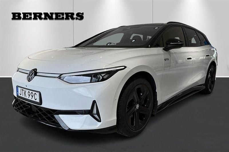 Vit Begagnad 2025 VW ID.7 GTX Sedan | 619 900 kr (Bra pris) - Bild 1/4