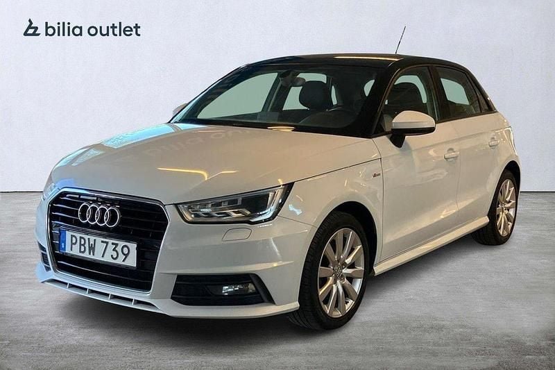 Vit Begagnad 2016 Audi A1 Sportback Proline Halvkombi | 99 900 kr (Marknadspris) - Bild 1/4
