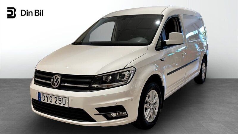 Vit (candyvit) Begagnad 2020 VW Caddy Maxi Minibuss | 274 900 kr (Marknadspris) - Bild 1/4