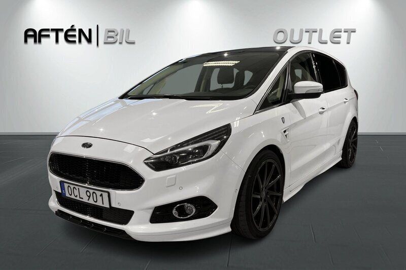 Vit Begagnad 2016 Ford S-MAX Business Edition Minibuss | 179 900 kr (Bra pris) - Bild 1/3