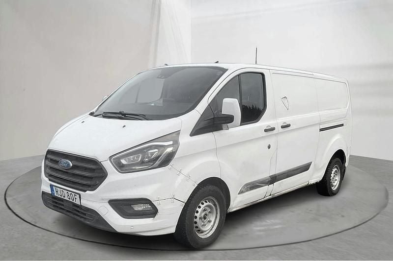 Vit Begagnad 2021 Ford Transit Custom | 149 000 kr (Bra pris) - Bild 1/4