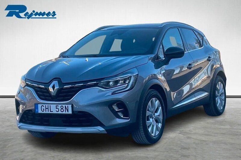 Flerfärgad (mörkgrå kng/svart gne) Begagnad 2020 Renault Captur Intens SUV | 214 800 kr (Marknadspris) - Bild 1/4