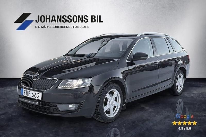 Svart Begagnad 2015 Skoda Octavia Style Kombi | 129 900 kr (Dyr) - Bild 1/4