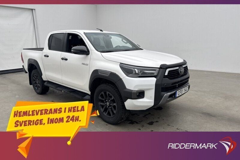 Vit Begagnad 2021 Toyota HiLux Pickup | 469 800 kr (Bra pris) - Bild 1/3