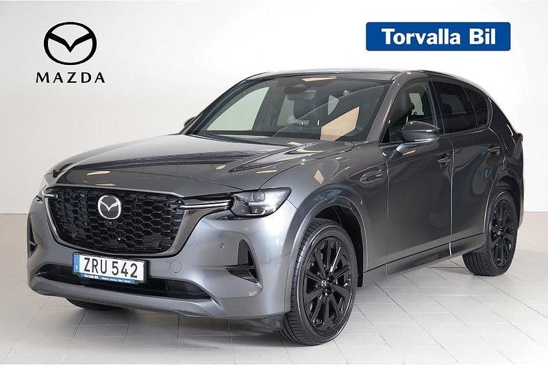Grå Begagnad 2024 Mazda CX-60 Homura-Line SUV | 589 900 kr - Bild 1/4