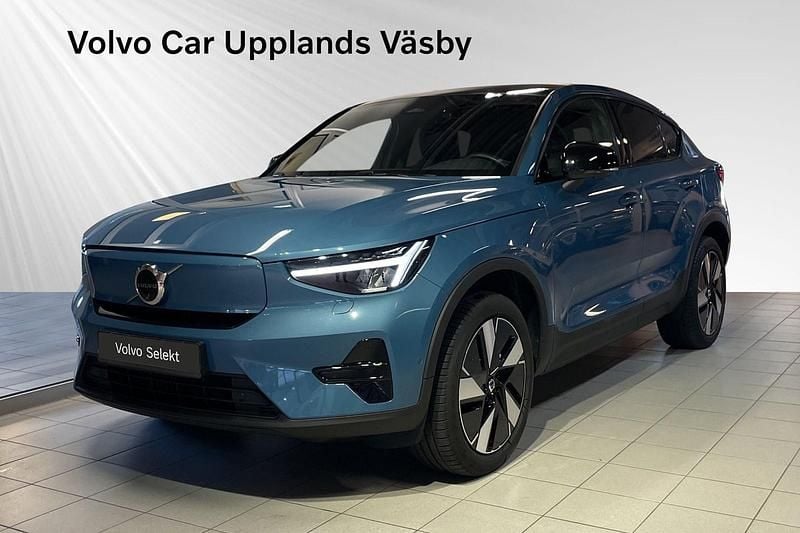 Blå Begagnad 2024 Volvo EC40 Single Motor Extended Range SUV | 429 900 kr (Dyr) - Bild 1/3