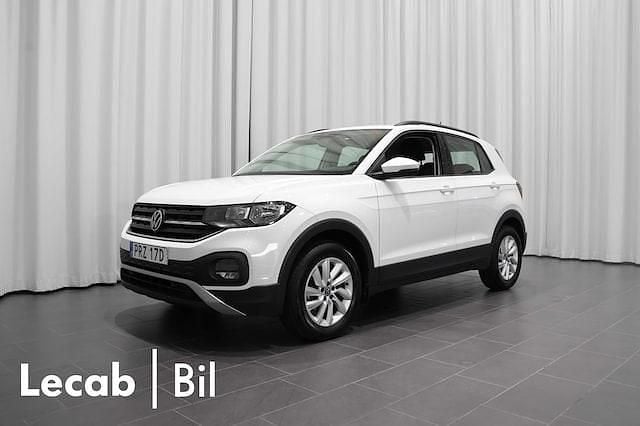 Vit Begagnad 2023 VW T-Cross Life SUV | 199 500 kr (Marknadspris) - Bild 1/4