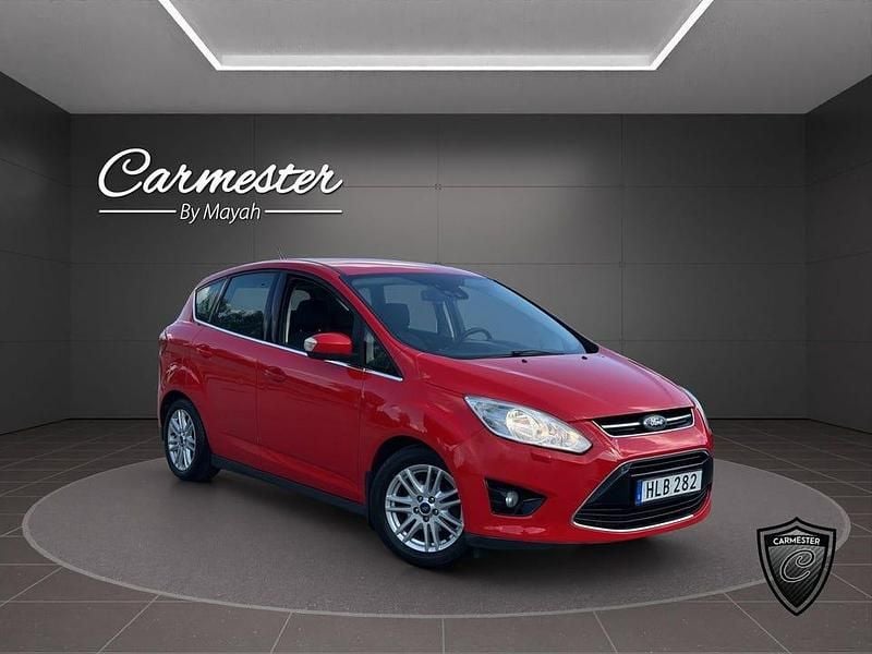 Röd Begagnad 2014 Ford C-MAX Titanium Minibuss | 49 990 kr (Marknadspris) - Bild 1/4