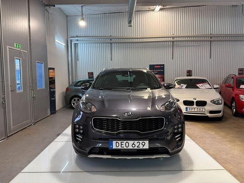 Begagnad Kia Sportage GT-Line 177 HK (130 kW) 2017 Grå SUV