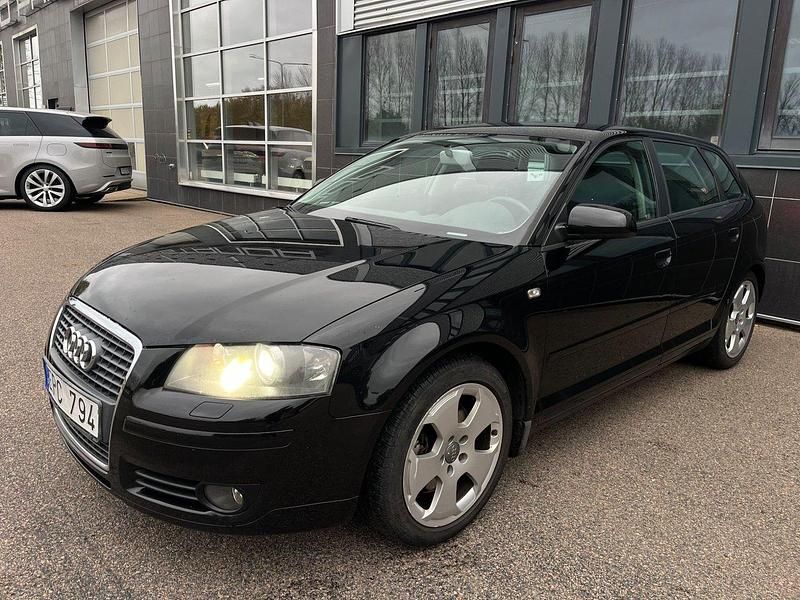 Svart Begagnad 2008 Audi A3 Sportback Proline Halvkombi | 39 000 kr (Superpris) - Bild 1/4