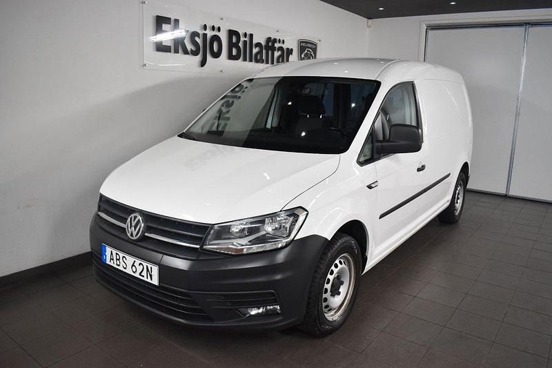 Vit Begagnad 2020 VW Caddy Maxi Minibuss | 139 500 kr (Superpris) - Bild 1/4