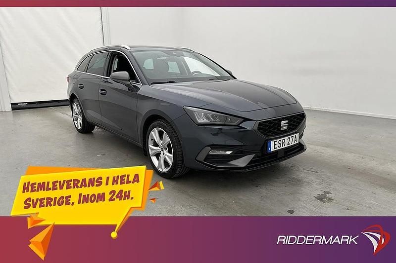 Grå Begagnad 2021 Seat Leon FR Sport Kombi | 204 800 kr (Bra pris) - Bild 1/3