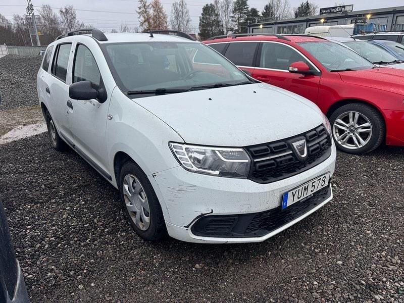 Vit Begagnad 2017 Dacia Logan MCV Kombi | 18 900 kr (Marknadspris) - Bild 1/4