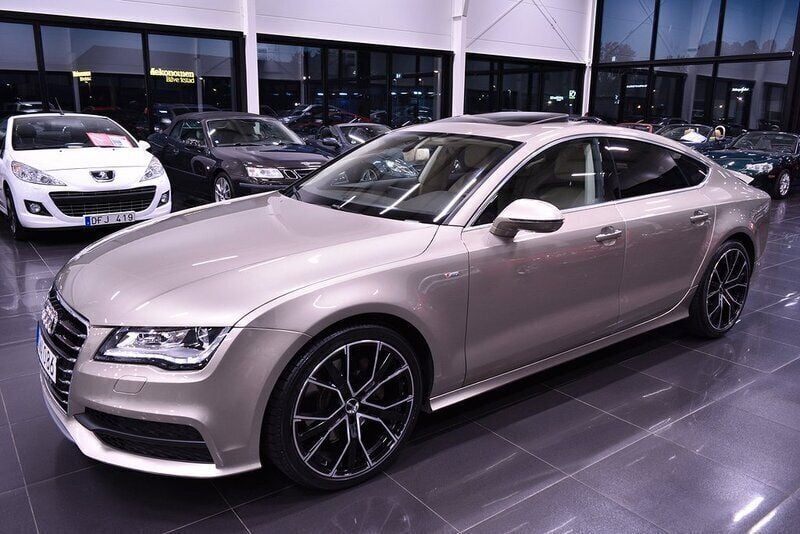 Begagnad Audi A7 Sportback S-Line 245 HK (180 kW) 2011 Ljusbrun (brun) Halvkombi