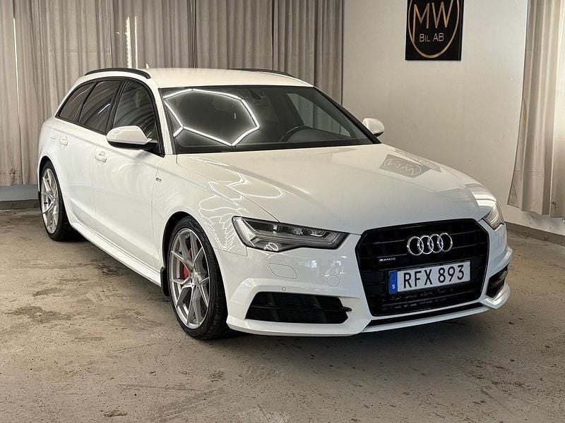 Vit Begagnad 2017 Audi A6 S-Line Kombi | 229 900 kr (Dyr) - Bild 1/4