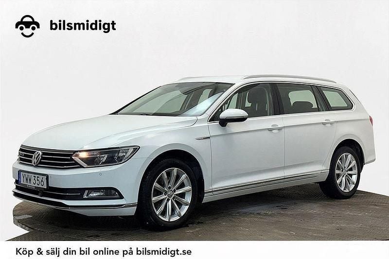 Vit Begagnad 2017 VW Passat Kombi | 184 700 kr (Marknadspris) - Bild 1/3