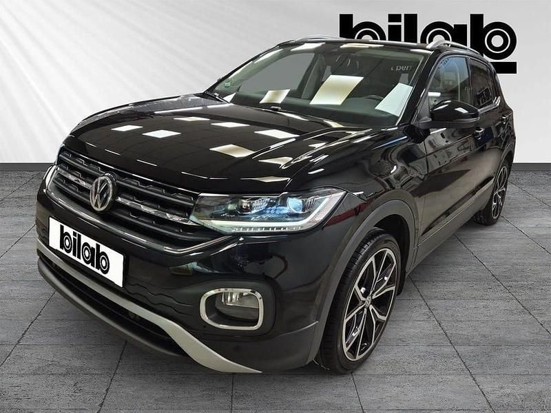 Svart Begagnad 2020 VW T-Cross GT SUV | 199 000 kr (Marknadspris) - Bild 1/4