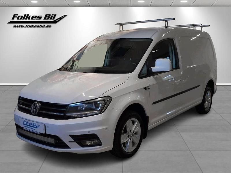 Vit Begagnad 2020 VW Caddy Maxi Minibuss | 311 250 kr - Bild 1/4