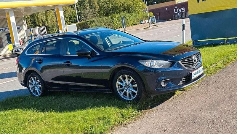 Blå Begagnad 2014 Mazda 6 Kombi | 114 900 kr (Marknadspris) - Bild 1/4