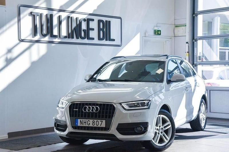Vit Begagnad 2013 Audi Q3 S-Line SUV | 184 900 kr (Marknadspris) - Bild 1/4
