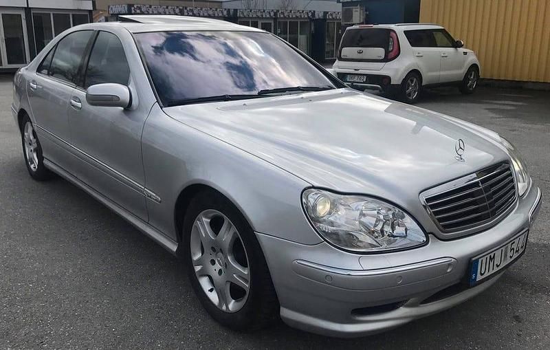 Begagnad Mercedes S63L AMG AMG 444 HK (326 kW) 2002 Silver Sedan