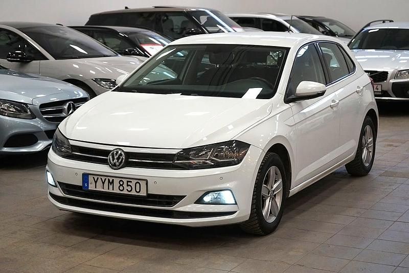 Begagnad VW Polo 95 HK (69 kW) 2018 Vit Halvkombi