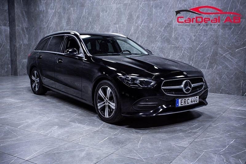 Svart Begagnad 2022 Mercedes C220 Avantgarde Kombi | 359 800 kr (Dyr) - Bild 1/4