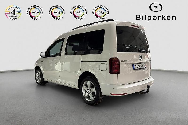 Begagnad VW Caddy 110 HK (80 kW) 2016 Vit Minibuss