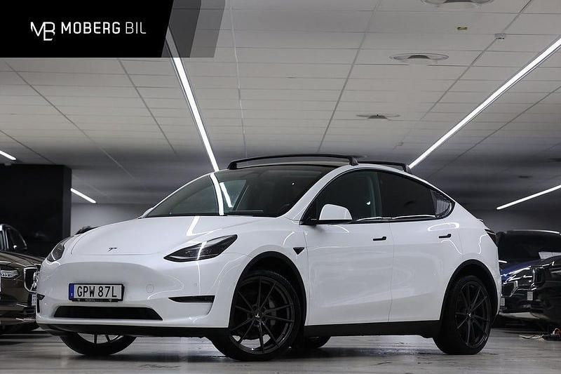 Vit Begagnad 2022 Tesla Model Y SUV | 339 900 kr (Marknadspris) - Bild 1/2