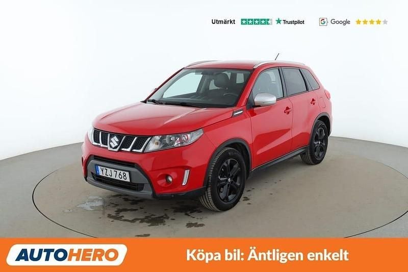 Röd Begagnad 2017 Suzuki Vitara SUV | 149 000 kr (Marknadspris) - Bild 1/4
