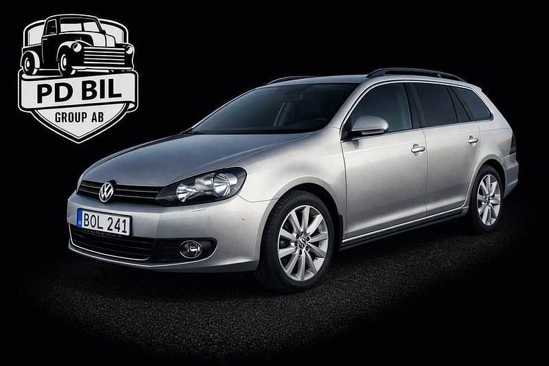 Silver Begagnad 2010 VW Golf Kombi | 47 900 kr (Marknadspris) - Bild 1/4