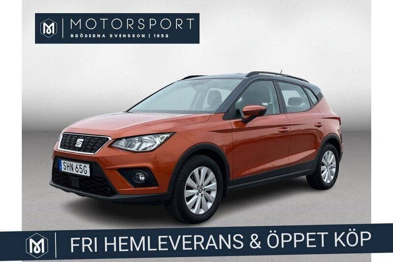 Orange Begagnad 2019 Seat Arona SUV | 179 900 kr (Marknadspris) - Bild 1/3