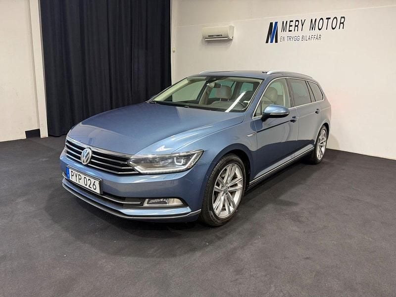 Blå Begagnad 2015 VW Passat GTS Kombi | 164 800 kr (Bra pris) - Bild 1/4