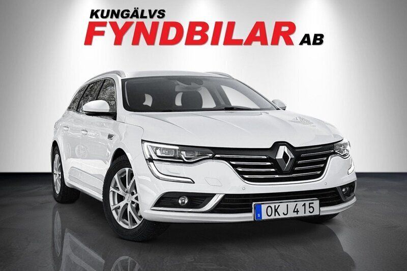 Vit Begagnad 2016 Renault Talisman GrandTour Kombi | 159 500 kr (Bra pris) - Bild 1/3