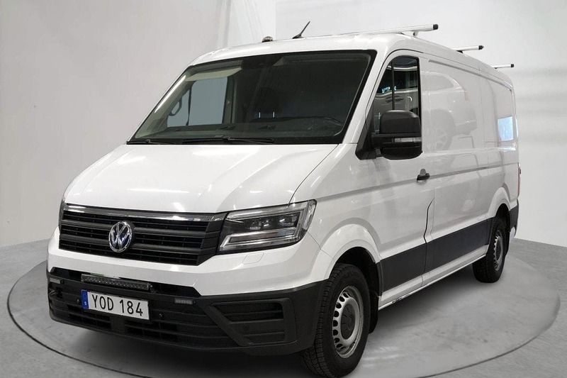 Vit Begagnad 2018 VW Crafter Van | 129 000 kr (Superpris) - Bild 1/4
