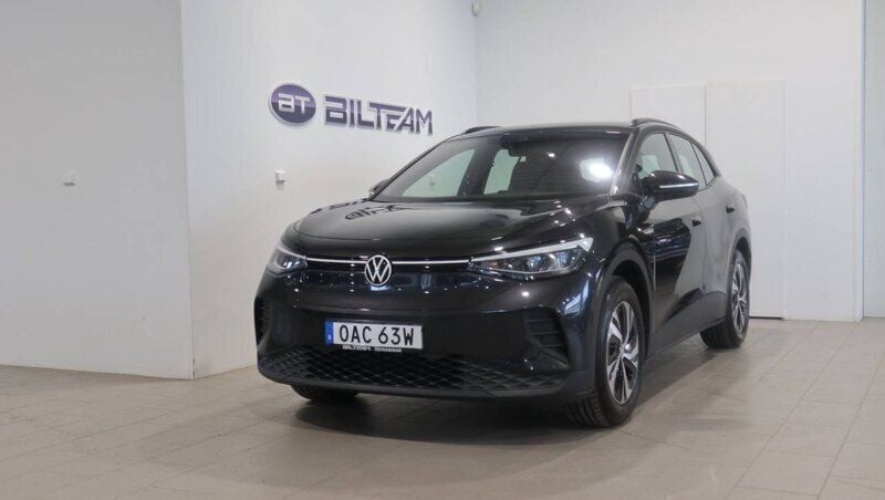 Mörkgrå Begagnad 2021 VW ID.4 Pure SUV | 349 900 kr - Bild 1/4