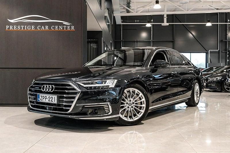 Mörkblå Begagnad 2020 Audi A8 Premium Sedan | 599 500 kr - Bild 1/4