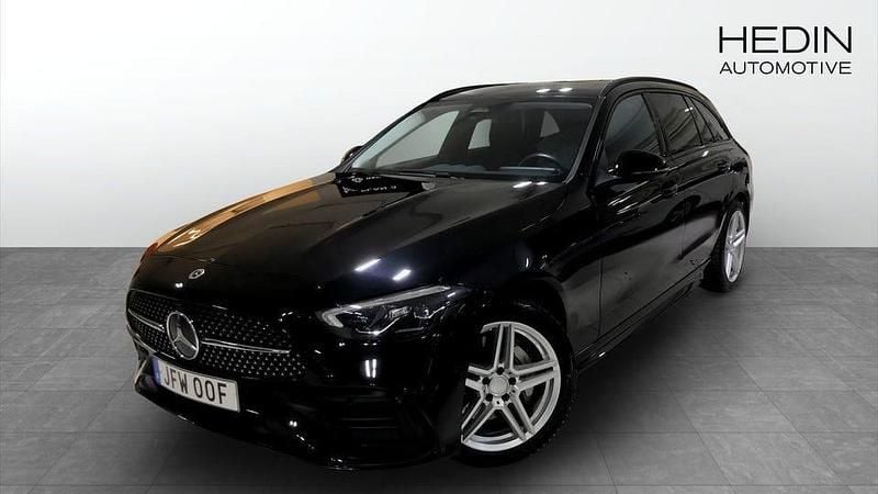 Svart Begagnad 2023 Mercedes C300 AMG line | 409 900 kr - Bild 1/4
