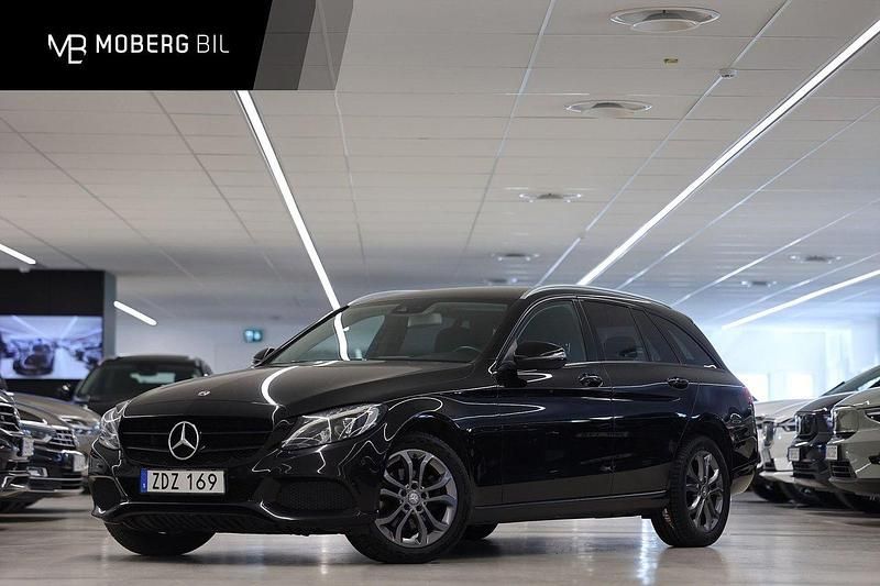 Svart Begagnad 2017 Mercedes C220 Avantgarde Kombi | 219 900 kr (Marknadspris) - Bild 1/2