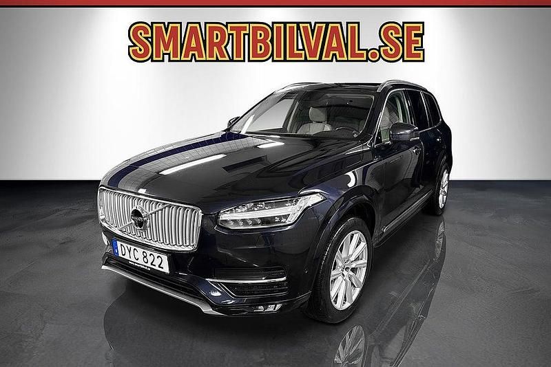 Mörkblå Begagnad 2017 Volvo XC90 Inscription SUV | 269 900 kr (Bra pris) - Bild 1/4