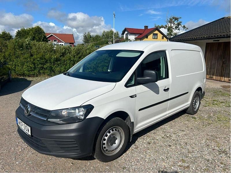 Vit Begagnad 2019 VW Caddy Maxi Minibuss | 165 000 kr (Marknadspris) - Bild 1/4