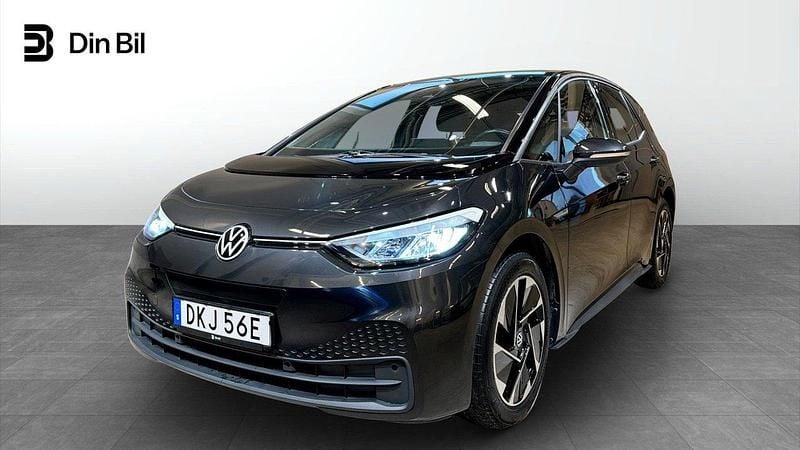 Mörkgrå Begagnad 2021 VW ID.3 Pro Performance Halvkombi | 234 900 kr (Superpris) - Bild 1/4