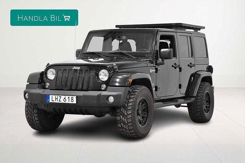 Svart Begagnad 2017 Jeep Wrangler Unlimited SUV | 419 900 kr - Bild 1/4