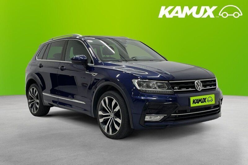 Blå Begagnad 2017 VW Tiguan GTS SUV | 258 600 kr (Dyr) - Bild 1/4